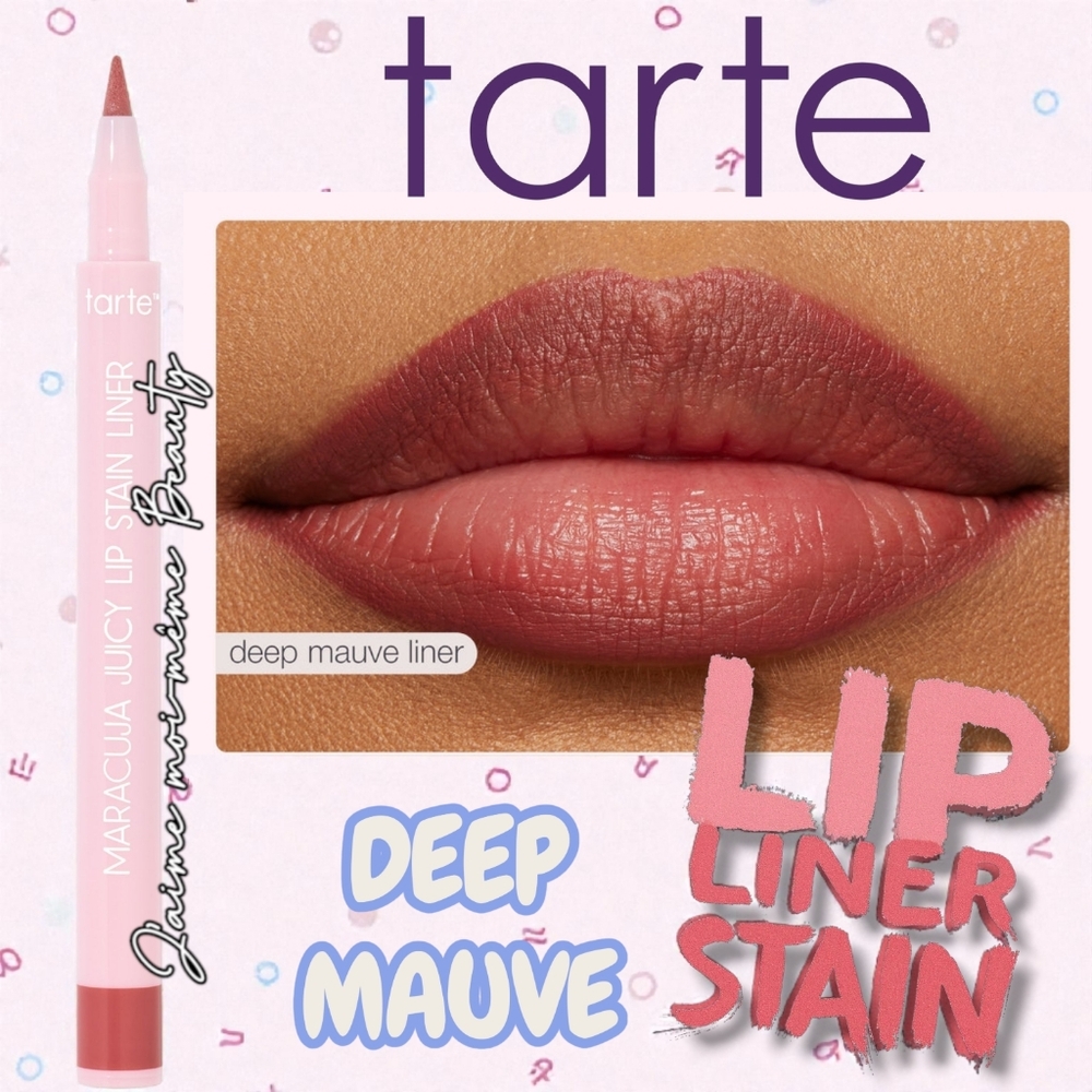 Tarte Maracuja Juicy Lip Liner Stain - Deep Mauve (Cool Tone Pink)